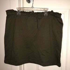 Green skirt